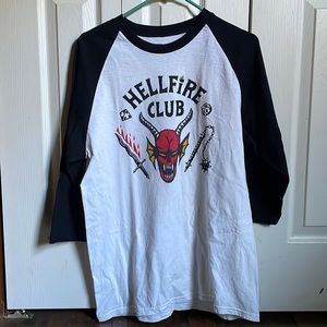 New Hellfire Club Shirt from Netflix NWT